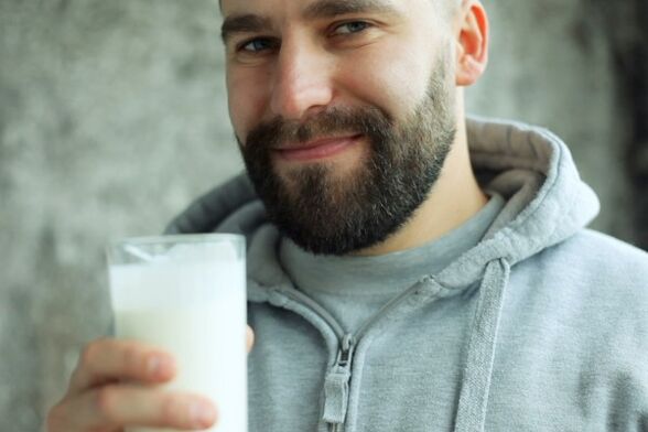 πόσιμο γάλα για αύξηση της ισχύος