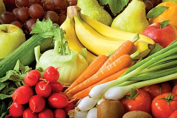 φρέσκα λαχανικά και φρούτα για αύξηση της δραστικότητας