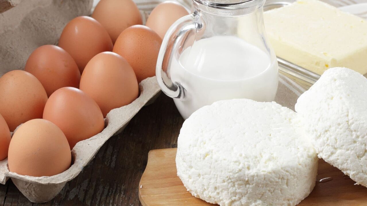 αυγά και γαλακτοκομικά προϊόντα για δραστικότητα
